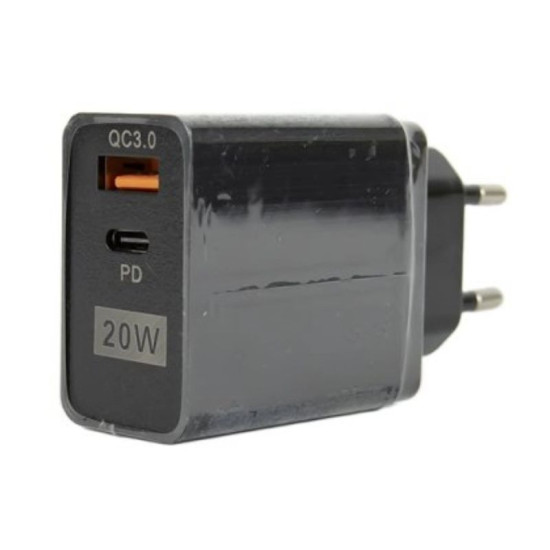 Adaptador CA USB 3.0 e Tipo C 20W
