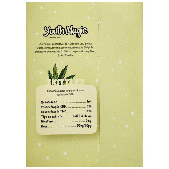 Cartucho CBD Zkittlez Youth Magic