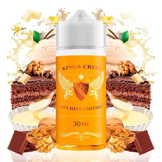 Kings Crest Don Juan Custard Aroma Longfill