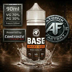 Base 90ml 70VG/30PG Shake & Go Atomik Factory