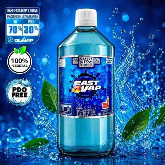 Base 1000ml 70VG/30PDO Fast4Vap Oil4Vap