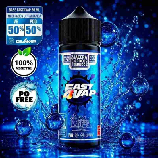 Base 80ml 50VG/50PDO Fast4Vap Oil4Vap