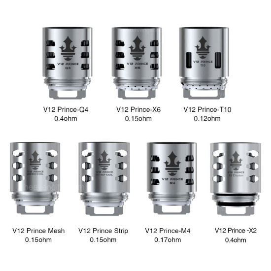Smok TFV12 Prince Resistência (Pack 3)