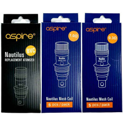 Aspire Nautilus Resistência (Pack 5)