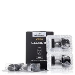 Uwell Caliburn A3 Resistência + Reservatório (Pack 4)