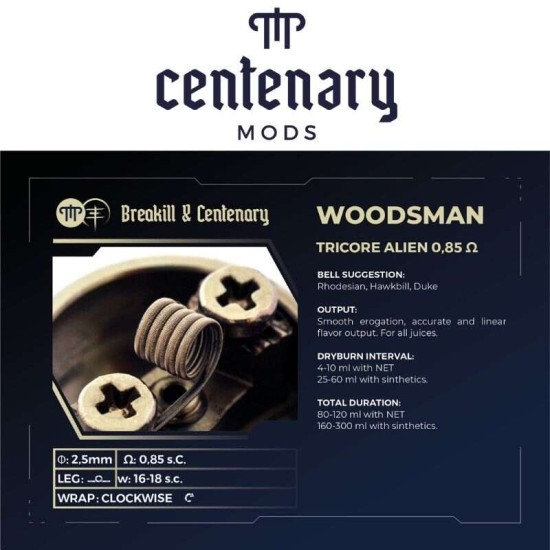 Centenary Mods Woodsman Tricore Alien 0.85