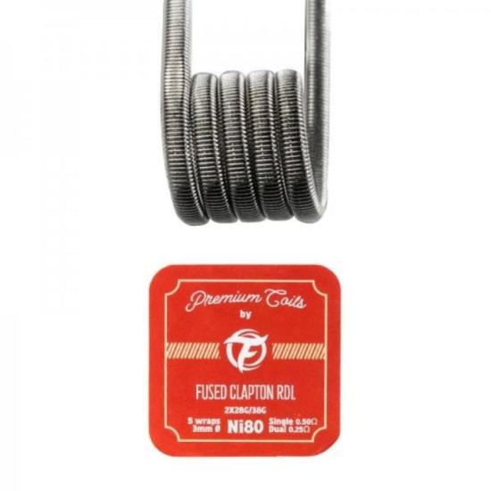 Fumytech Fused Clapton RDL Ni80 0.50Ω New Version