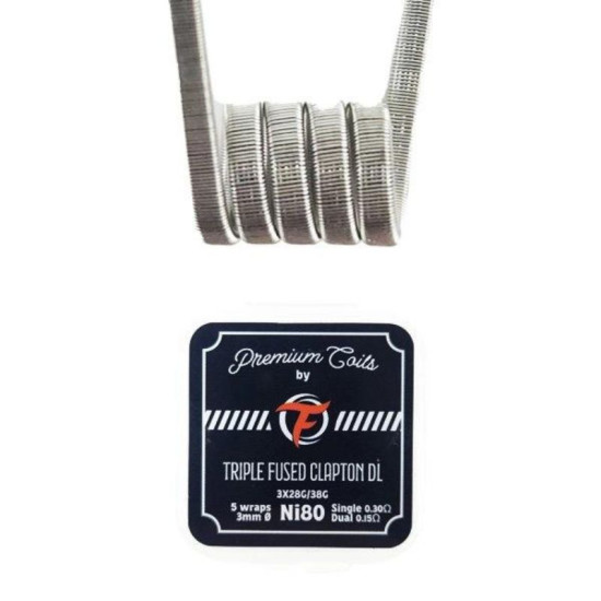 Fumytech Triple Fused Clapton DL Ni80 0.30Ω New Version