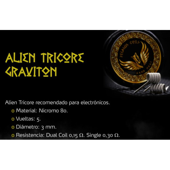 Pegasus Coils Alien Tricore Graviton